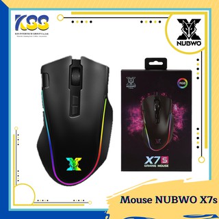 เมาส์เกมส์มิ่ง Nubwo X7s Macro Gaming Mouse RGB **รับประกัน 1 ปี**