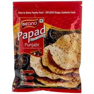 BIKANO PUNJABI PAPAD 1kG ปาปัดรสปันจาบี 1kg กรัม Best before Dec 2023