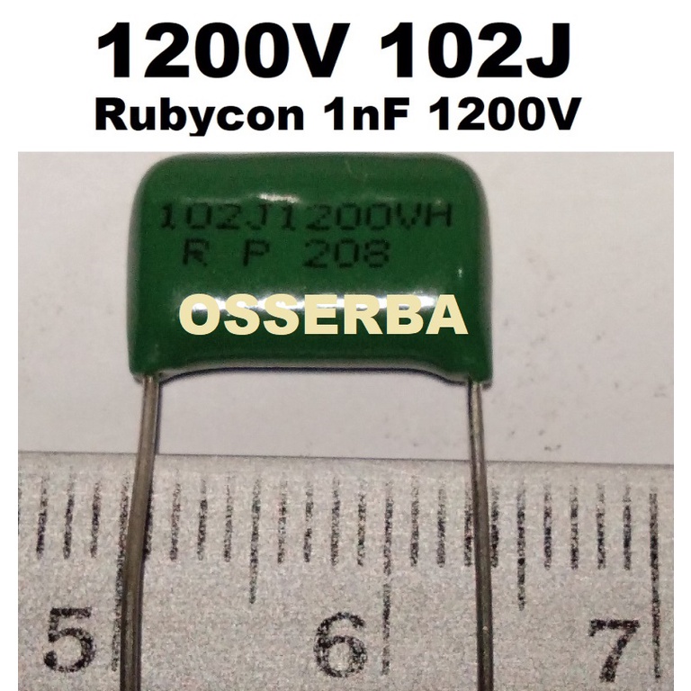 Milar 1nF 5n6 6n8 102 562 682 J 1200v 1250v Mylar Capacitor แรงดันไฟฟ้าสูง