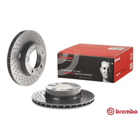 จานเบรคหน้า PORSCHE BOXSTER 987 2.7 2004-2009 CAYMAN 987 2.7 S 3,4 Sport 2006-2012 298MM /ชิ้น