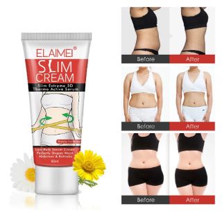 ครีมกระชับสัดส่วน กระชับผิว ลดผิวส้ม ลดรอยเหี่ยวย่น ครีม Slimming ขนาด 60 ml