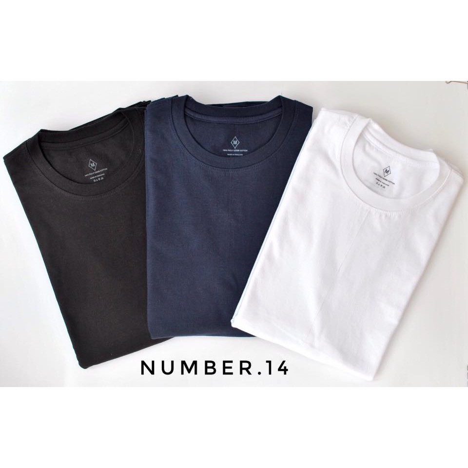 PREMIUM COTTON T-SHIRT - เสื้อยืดสีพื้นเกรดพรีเมี่ยม คอกลม **ไม่มีการเย็บตะเข็บข้างตัวเสื้อ **