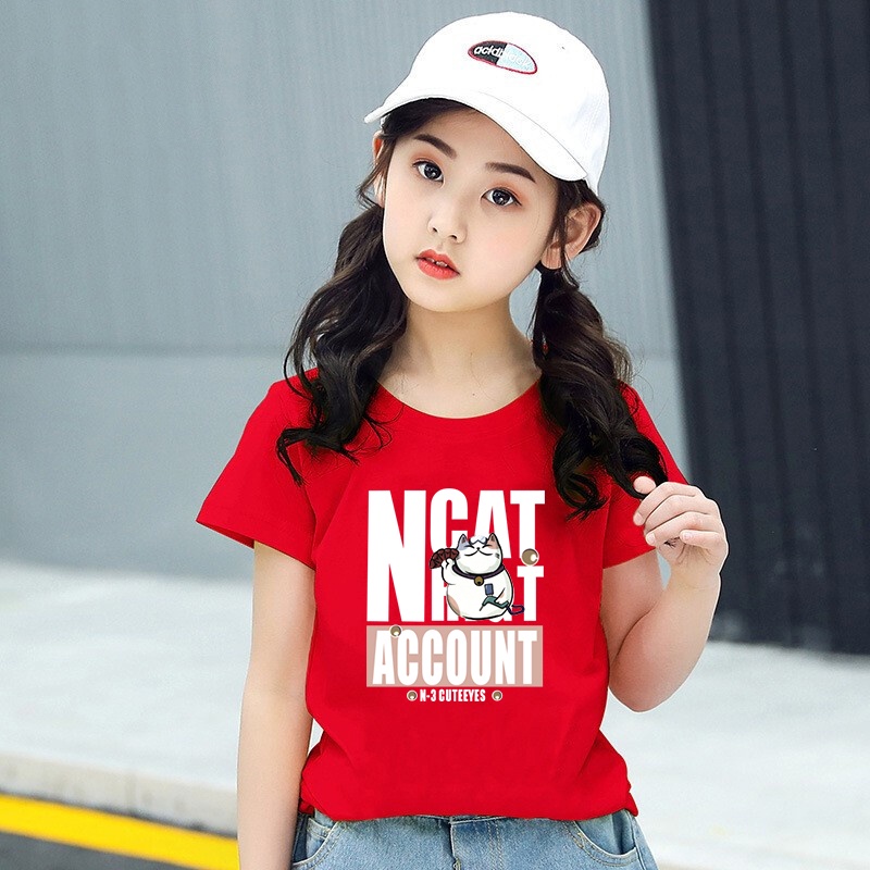 H82เสื้อืดเด็กแขนสั่งแฟชั่งลายสวยการ์ตูนน่ารัก ใส่ได้ทั้งเด็กชายและเด็กหญิง