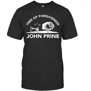 เสื้อผ้าผชเสื้อยืด พิมพ์ลายต้นไม้ John PrineS-5XL