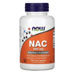 Now Foods NAC, 600 mg, 100 Veg Capsules