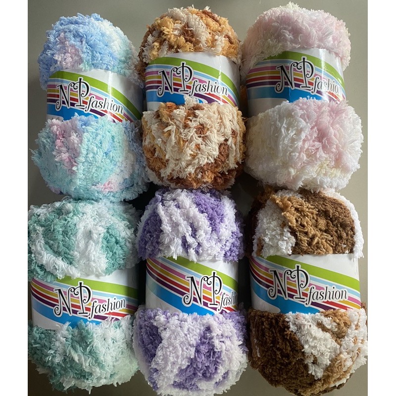 ไหมพรมขนแกะขนยาว NP น้ำหนัก 100 กรัม