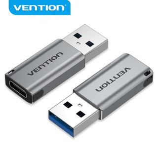 Vention พวงกุญแจอะแดปเตอร์ Usb 3 . 0 เป็น Type C5v 3a 5 Gbps ตัวผู้ เป็นตัวเมีย สําหรับแล็ปท็อป CDPH0