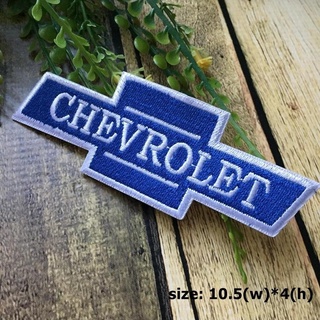 Chevrolet ตัวรีดติดเสื้อ อาร์มรีด อาร์มปัก ตกแต่งเสื้อผ้า หมวก กระเป๋า แจ๊คเก็ตยีนส์ Racing Embroidered Iron on Patch 1