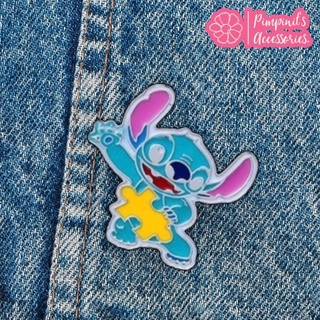 🇹🇭 พร้อมส่ง : เข็มกลัดลายดิสนีย์สติทซ์ ( ลีโล่ แอนด์ สติทซ์ ) | Stitch Disney ( Lilo &amp; Stitch ) Enamel Brooch Pin.