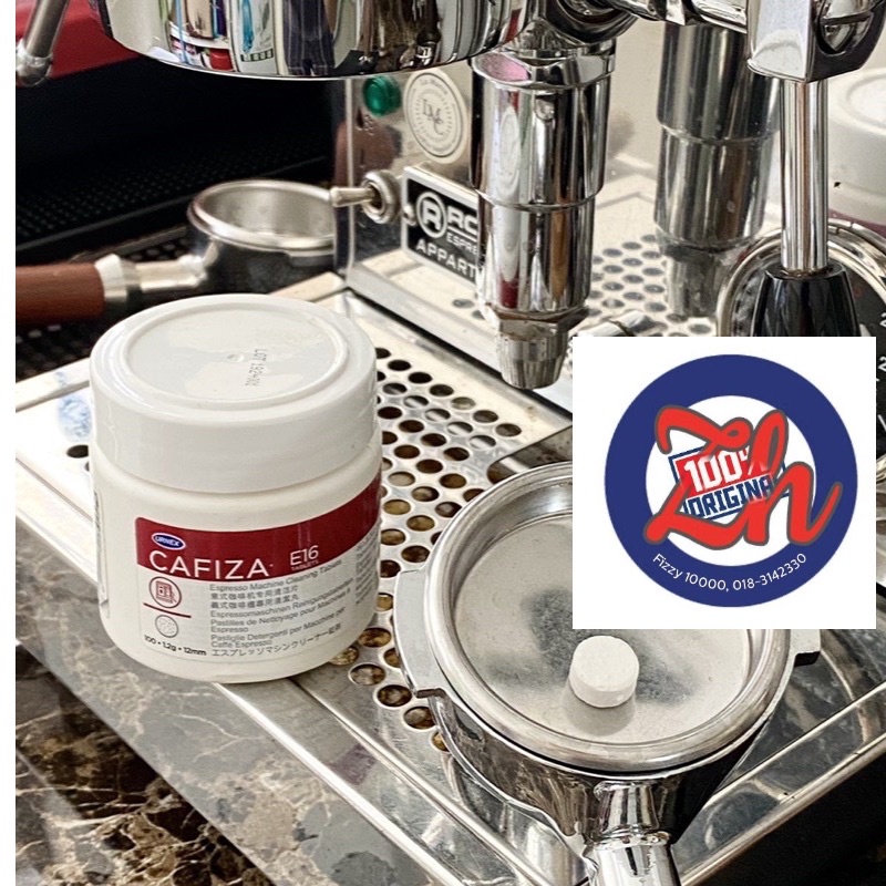 Cafiza E16 กลับล้างแท็บเล็ตเครื่องชงกาแฟเอสเปรสโซ Backwash Breville Rocket Expobar Rancilio Delonghi