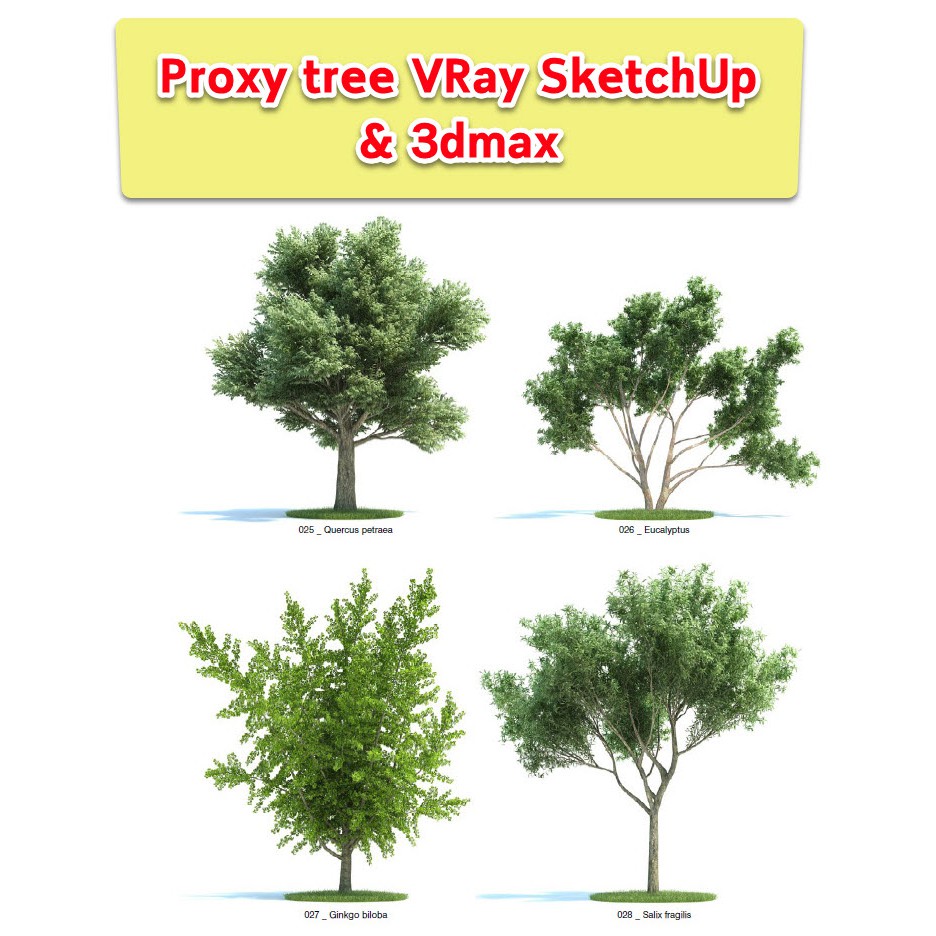 Proxy tree for VRay SketchUp & 3dMax (Archmodel v.58)