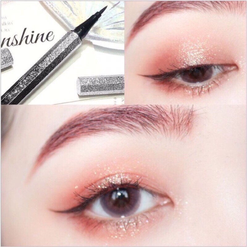 Bobeini อายไลเนอร์ สีดำ กันน้ำ   สำหรับแต่งหน้า เขียนง่าย เส้นคมปากกาอายไลเนอร์ Eyeliner ดินสออายไลน์กันน้ำ No07