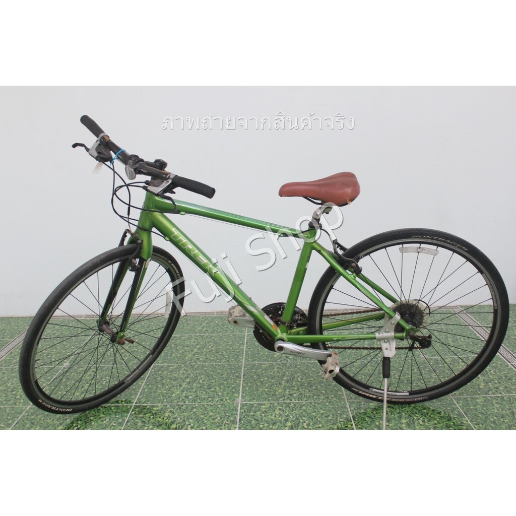 จักรยานไฮบริดญี่ปุ่น - ล้อ 700 mm. - มีเกียร์ - อลูมิเนียม - TREK FX 7.4 - สีเขียว [จักรยานมือสอง]