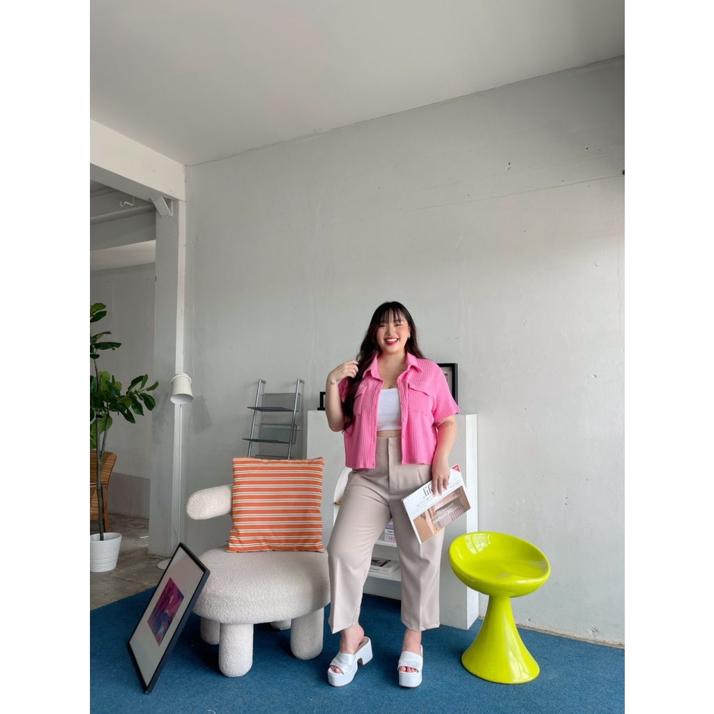 กางเกงขากระบอกเล็ก รุ่น Mollypants03 : Plussizebymolly