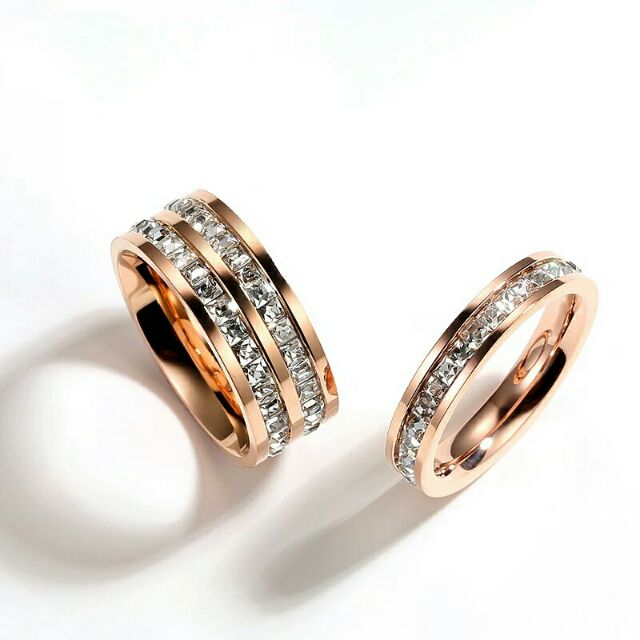 Stainless steel Cz Ring