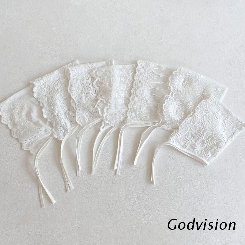 BB 0-36M Baby Girls Lace Hats Korean Style Newborn Photography Props Flower Bonnet Hat Kid Princess White Cotton Caps