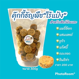 ขนมกินเล่นสำหรับสัตว์หันแทะคุ๊กกี้ธัญพืชไรเแป้ง