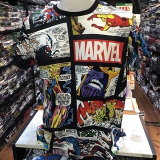 Marvel เสื้อลิขสิทธิ์แท้ 100% (ผ้าลื่น-สคูบ้า)