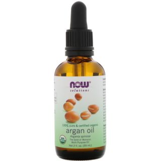 พร้อมส่ง! น้ำมัน ออร์แกนิก อาร์แกนออยล์ 59 และ 118 ml Now Foods Organic Argan Oil วิตามินเอ อี โอเมก้า สูง บำรุงผิว ผม