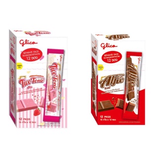 กูลิโกะ แอลฟี่ ทูโทน 15 กรัม x 12 ซอง ขนม