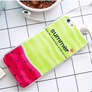 เคสลายแตงโม summer 3D เปิดหัวท้าย PVC