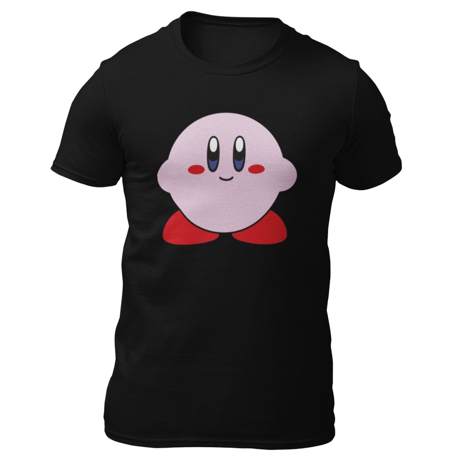 เสื้อยืดผ้าฝ้ายพิมพ์ลายคลาสสิก Kirby - KIRBY'S เสื้อยืด -