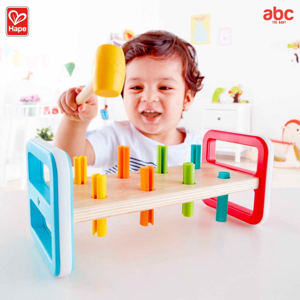 Hape ของเล่นไม้ ของเล่นดนตรี โต๊ะดนตรีหรรษา Rainbow Pounder ของเล่นเสริมพัฒนาการ 1 ขวบ ขึ้นไป - รูปที่ 2