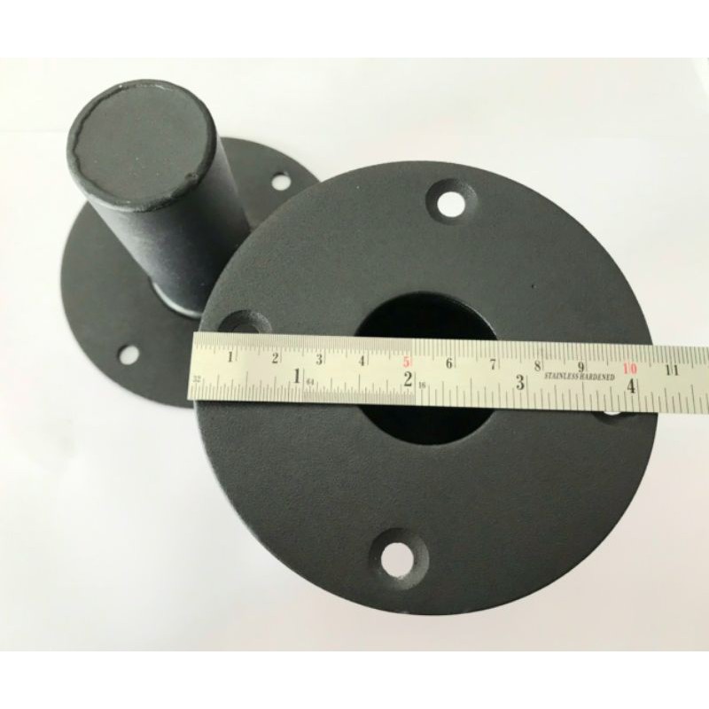 เบ้าเสียบตู้ลำโพง (ราคาต่อแพ็คจำนวน 2 ตัว) ขนาด 106x80mm เสาเสียบตู้หลังตู้โพง เหล็กหนาเชื่อมเต็ม แข็งแรงได้มาตรฐาน
