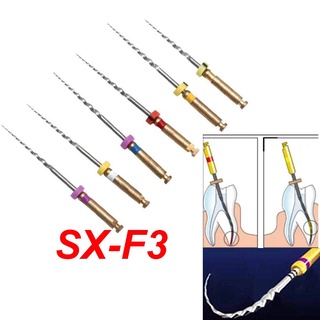 【ddydental】NITI Sx-f3 3 NITI SX-F3 ขนาด 21 มม. 25 มม. Universal อุปกรณ์นับจํานวน 6 ชิ้น ต่อแพ็ค