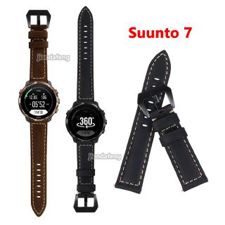 สายนาฬิกา หัวเข็มขัดโลหะ สีดำ สำหรับ Suunto 8