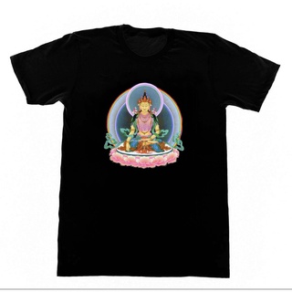 เสื้อยืดครอปเสื้อยืดผ้าฝ้าย พิมพ์ลาย Shakyamuni Buddha R5 Yoga Meditation Zen Buddhist Occult Witchcraft DDlbem46MHhini5