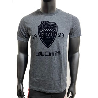 DUCATI T-shirt เสื้อยืดดูคาติ DCT52 001 สีเทา