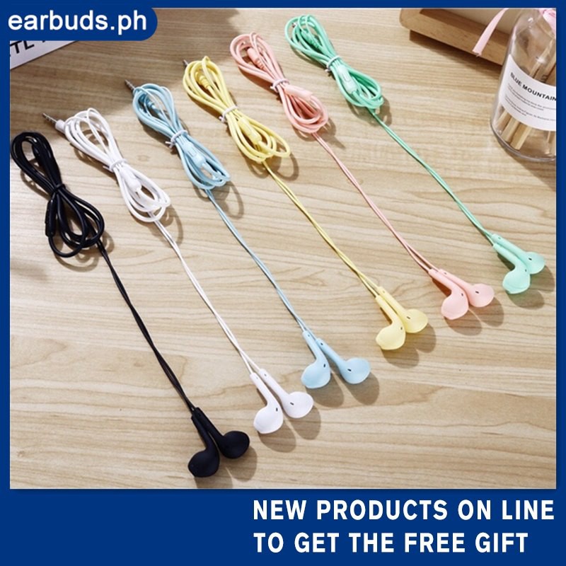 Hqai U19 Macaron Color 3.5 มม. หูฟังไฮไฟหูฟังชนิดใส่ในหู