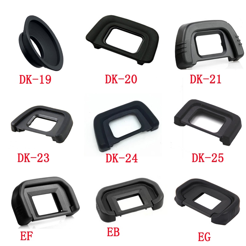 DK-19 DK-20 DK-21 DK-23 DK-24 DK-25 EF EB EG EC DK-5 ยาง Eye ถ้วย Eyepiece Eyecup สําหรับ nikon cano