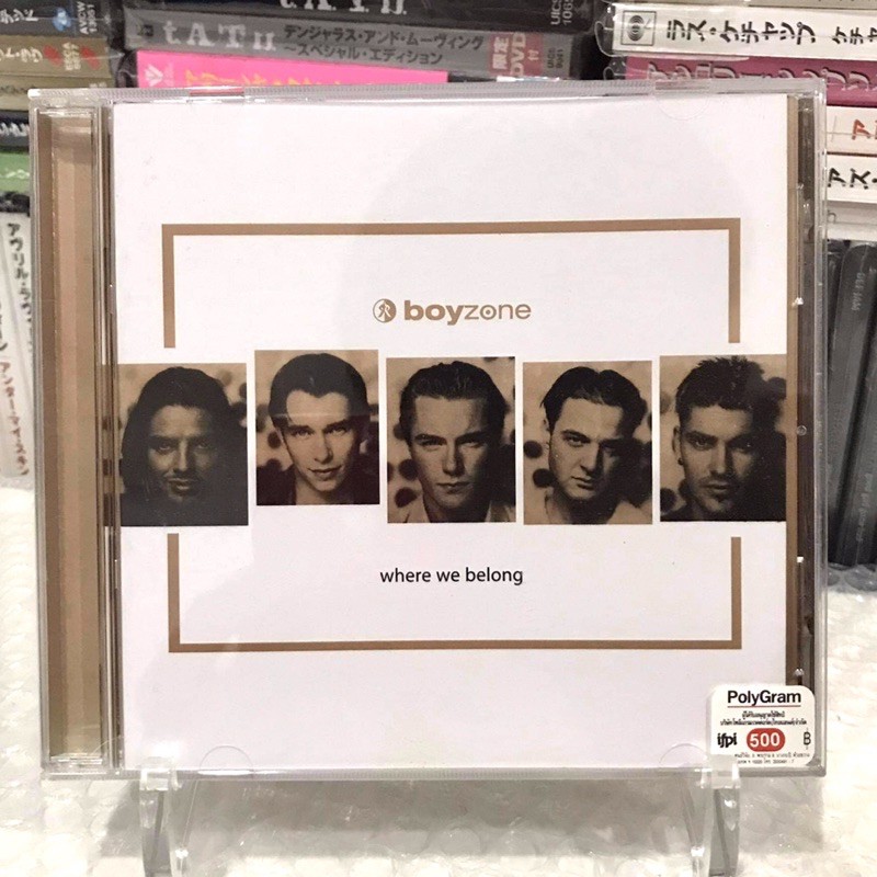🛒 (พร้อมส่ง) CD ซีดีเพลง: Boyzone — Where We Belong [แผ่น Ireland]