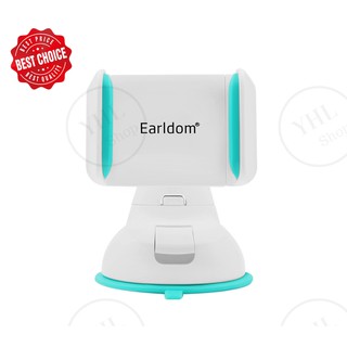 YHL Earldom Car Phone Holder ที่ยึดโทรศัพท์มือถือในรถยนต์ ที่ตั้งมือถือในรถ แท่นจับมือถือในรถ รุ่น ED01 (ขาวเทอร์คอยซ์)