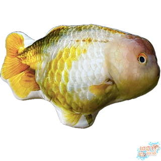 หมอนลายปลาทองสิงห์สีทอง (Lion Head Goldfish)