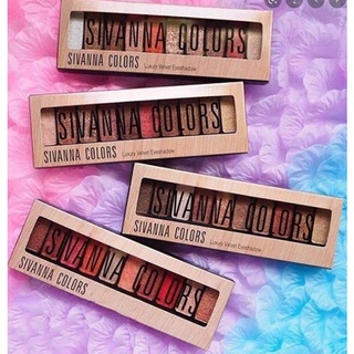 ⚡FLASH SALE⚡♡พร้อมส่ง Sivanna HF697 Colors Luxury Velvet Eyeshadow 10สี ของแท้100%