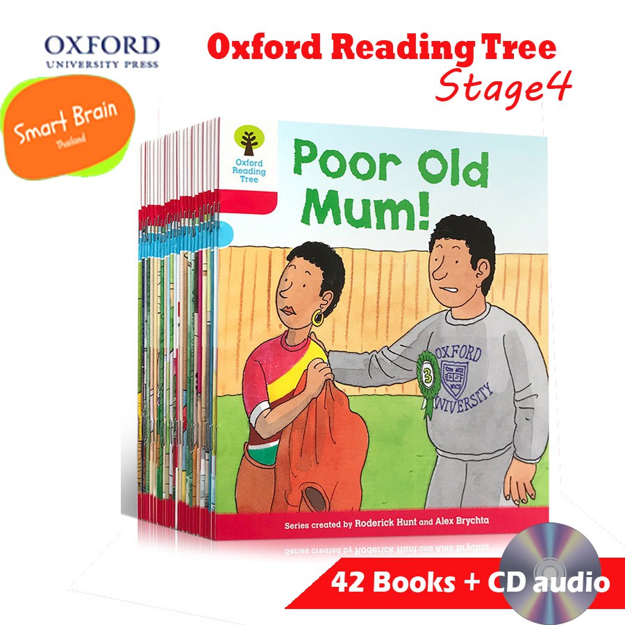 *ส่งทุกวัน* Oxford Reading Tree stage 4  จำนวน 42 Books+CD mp3+Workbook