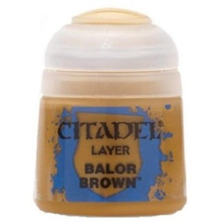 Citadel : LAYER: BALOR BROWN (12ML) สีอะคริลิคสำหรับทาโมเดล