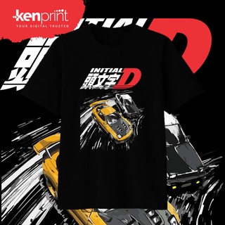 T-shirt  เสื้อยืด พิมพ์ลายอนิเมะ Initial D | โมเดลการ์ตูนอนิเมะ RACING RETRO | ผ้าฝ้ายพรีเมี่ยมยุค 30 - เด็กทารกวัยรุ่นแ