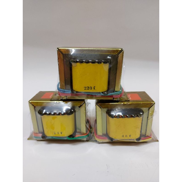 หม้อแปลงไฟเข้า 380v ไฟออก 24v, 48v, 110v, 220v ลวดทองแดงขนาด20va,35va,50va