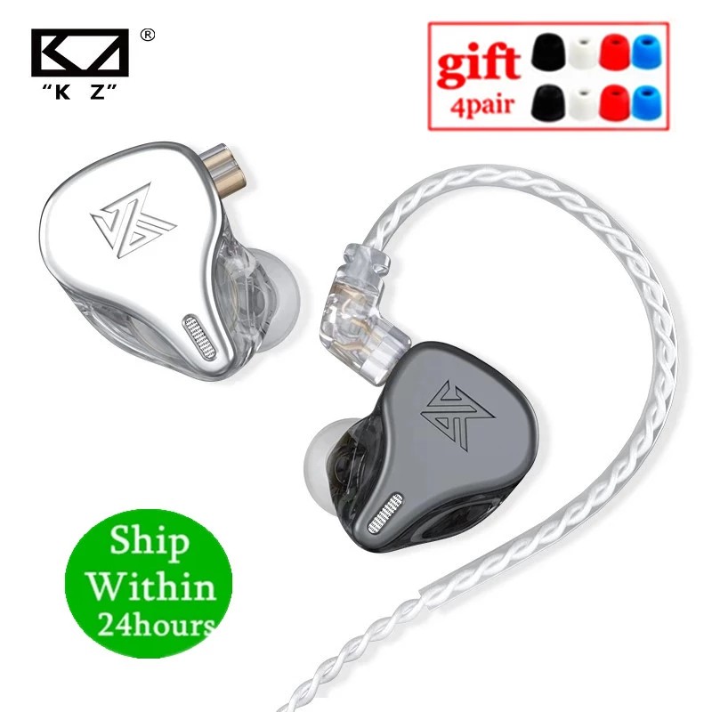 Kz DQ6 3DD ชุดหูฟังอินเอียร์ HIFI พร้อมสายเคเบิล 2PIN ZAX ZSX ASX ZS10 PRO AS12 AS16 ZSN PRO C12 DM7
