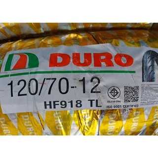 ยางเรเดียล ดูโร่ DURO HF918 TL ขอบ 10-12" ลายลูกศร 90/90-12 100/80-12 120/70-12 130/70-12 ยางนอกมอเตอร์ไซค์