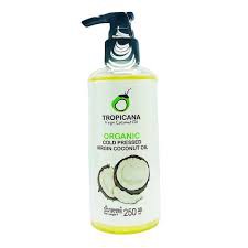 Tropicana น้ำมันมะพร้าวบริสุทธิ์สกัดเย็น ออร์แกนิก 250ml 💚💚มีขายส่ง ทักแชท💚💚 (1140) Pcs.