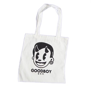 GOODBOY TOTE BAG WHITE