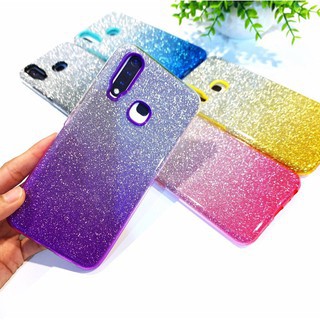 เคสกากเพชรทูโทน​ 3in1 ​เคส วีโว่ รุ่น VIVO Y53 Y55 Y91C Y1S Y30 Y50 Y76 Y15S Y01 Y01A Y31 Y51 Y81 Y83 Y72 Y52 S1 S1pro