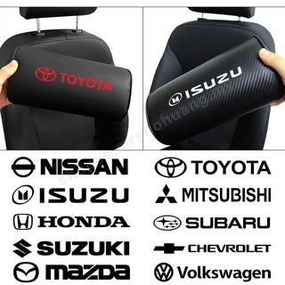 หมอนพนักพิงศีรษะ อุปกรณ์เสริม สําหรับรถยนต์ Toyota Isuzu Honda Mitsubishi Ford Mazda Nissan Subaru MG