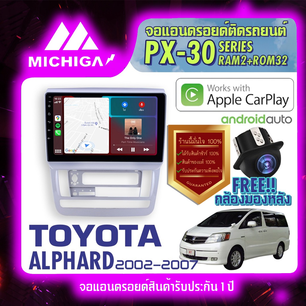 MICHIGA จอแอนดรอย จอติดรถยนต์ จอ android จอ2din จอติดรถ วิทยุรถยนต์ เครื่องเล่นรถยนต์ จอ android TOY