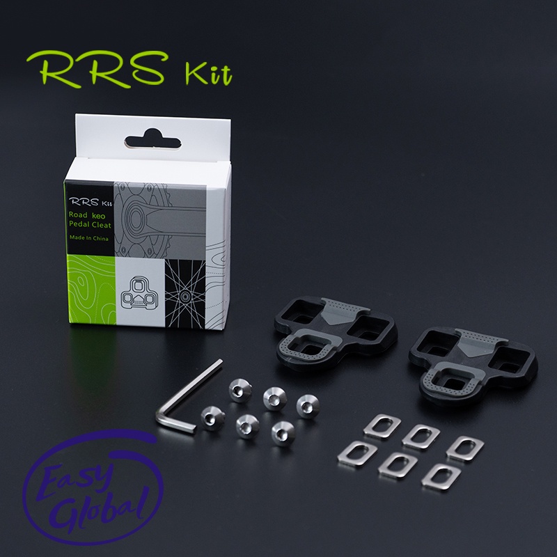Rrskit คลีทบันไดจักรยาน แบบล็อคในตัว น้ําหนักเบา สําหรับ KEO Cleats Wellgo RC7